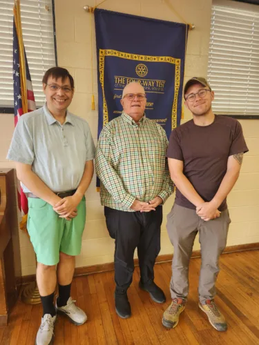 Pirner joins Elkins Rotary Club